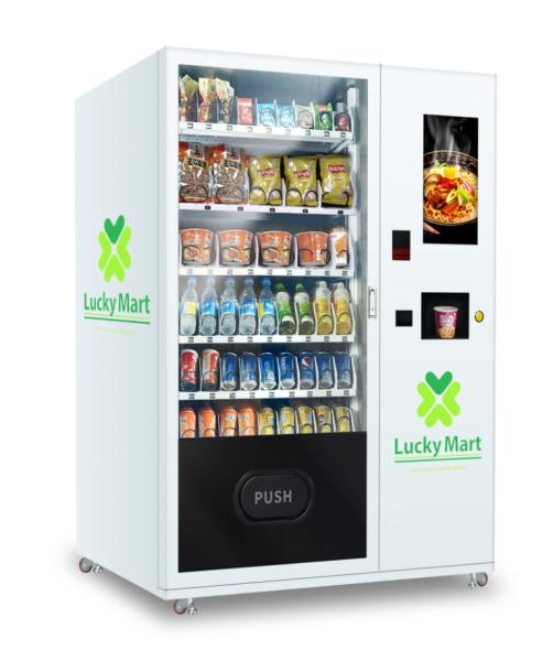 Cheap 110V Instant Noodle Hot Water Tea Coffee Vending Machine With Touch Screen for sale