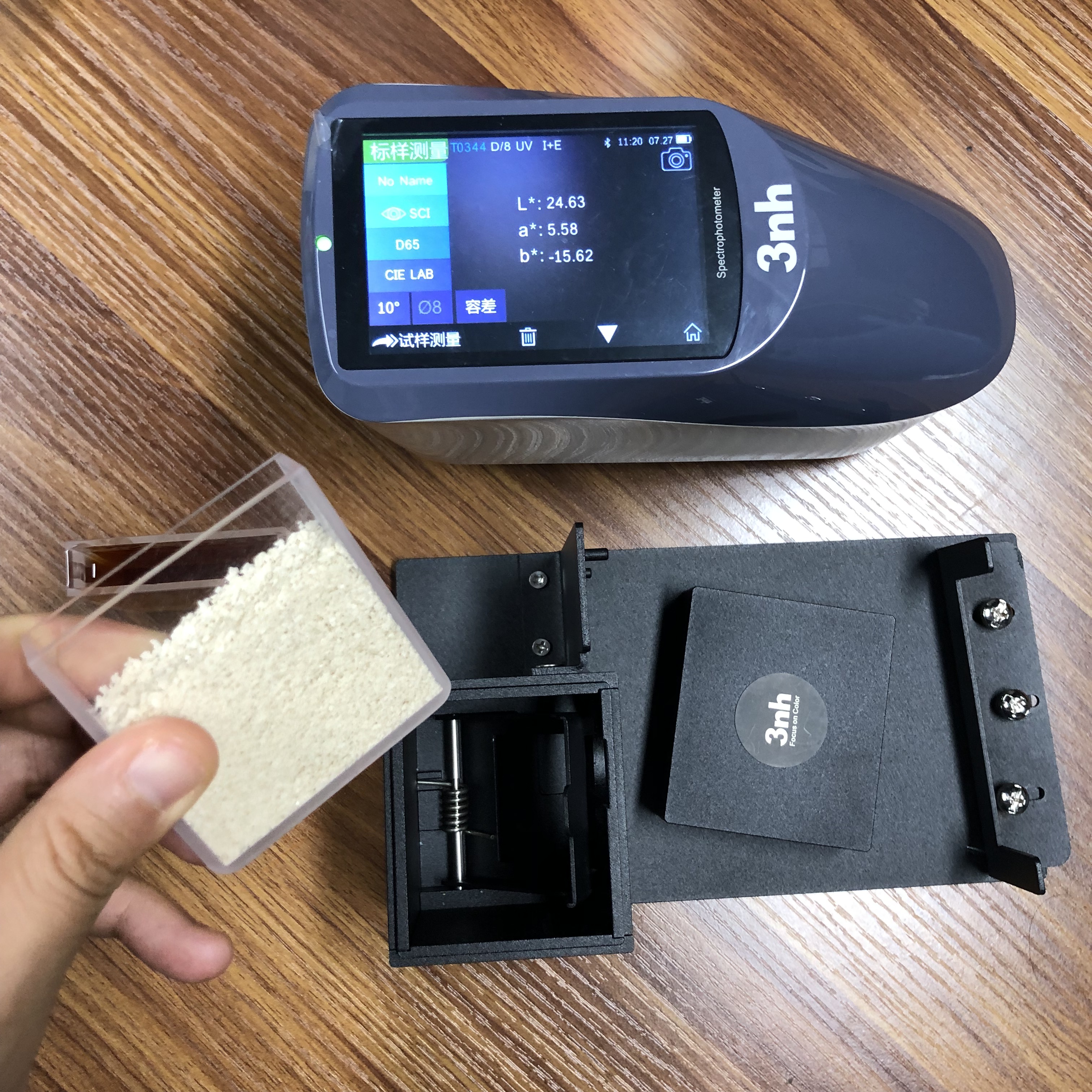 Portable Cheap 3nh YS3060 paint spectrophotometer with color matching software for formulation 