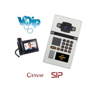 China Vandal Proof Apartment Video Intercom With Camera Door Entry Systems on sale