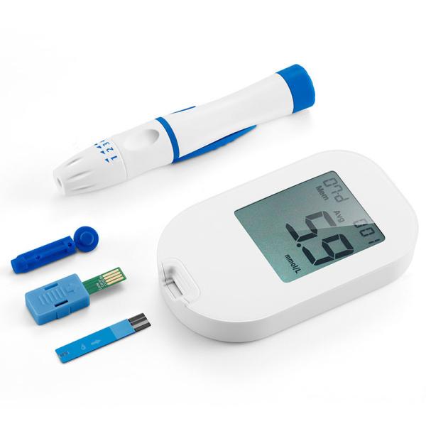 Cheap Big Screen Digital Blood Glucose Meter With Coding and Test Strips for sale