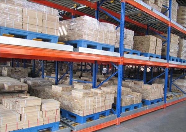 Cheap Strong Structure Gravity Racking System , Gravity Flow Racking Systems 8000kgs Pallets for sale