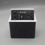 Conference tabletop pop up socket for the desk mount hidden power socket with