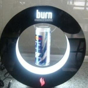 Best 360 Rotating magnetic floating pop beer bottle display racks wholesale
