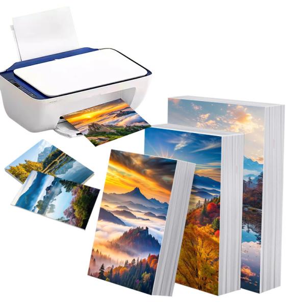 Cheap Scratch Resistant Glossy 230gsm CC Photo Paper For Dye Ink Printing for sale