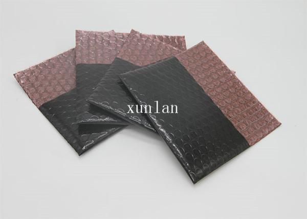 Cheap Shiny ISO9001 Black Conductive Bag Two Layer 4x6 Black Metallic Bubble Mailers for sale