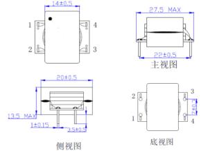 Best Customized ER20 Planar Power 220V To 12V Transformer wholesale
