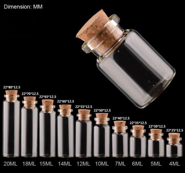 Cheap Sea salts with dried flowers in clear vials with cork lid for sale