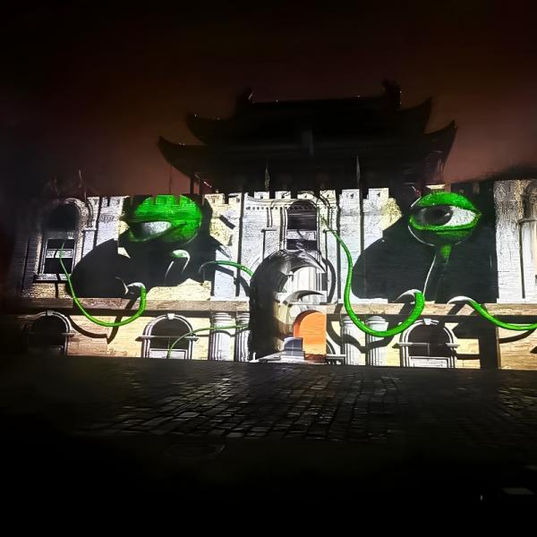 Cheap 3D Projection Mapping Projector 8500 Lumens building projection mapping for sale