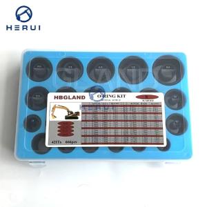 Best 666 PCS R60 R220 R450 Rubber Repair Seal O-Ring Box Seal kit excavator wholesale