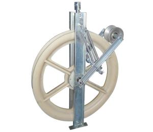 Best 508 Mm Transmission Line Stringing Pulley Block With Grounding Rollers wholesale