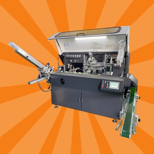 Cheap bottle Cylinder Fully Automatic Screen Printing Machine with UV curing device for sale
