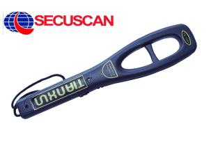 China 375mm ( L ) *75mm ( W ) * 35mm ( H ) Black Portable handheld body scanner for police security checking on sale
