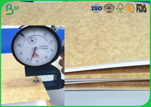 Cheap One Side Coted White Top Linerboard , Kraft Paper Rolls For Food Packaging Box for sale