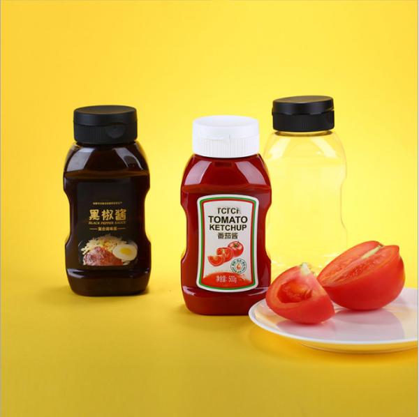 Cheap Heinz Design Ketchup Tomato Sauce Plastic Seasoning Bottles Squeezable for sale