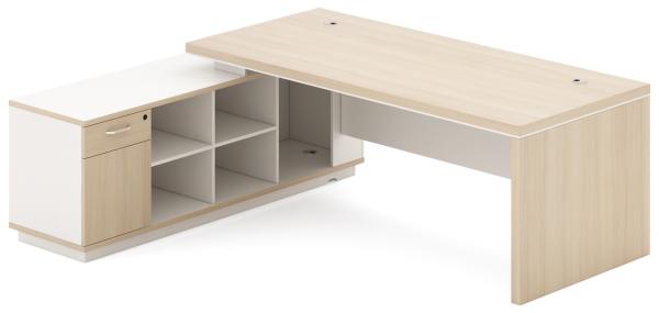 Cheap Veneer Panel Office Desk Computer Table High Density MDF Board for sale