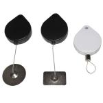 Heart Shaped Anti Theft Pull Box Recoiler With Loop End