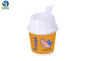China 10oz Paper Ice Cream Containers , Disposable Ice Cream Cups Custom Logo on sale