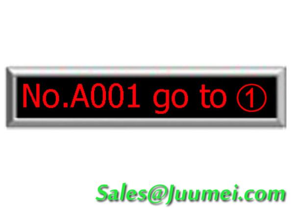 Cheap Queue System 8 Character one Line LED Counter Display (LD02D) for sale