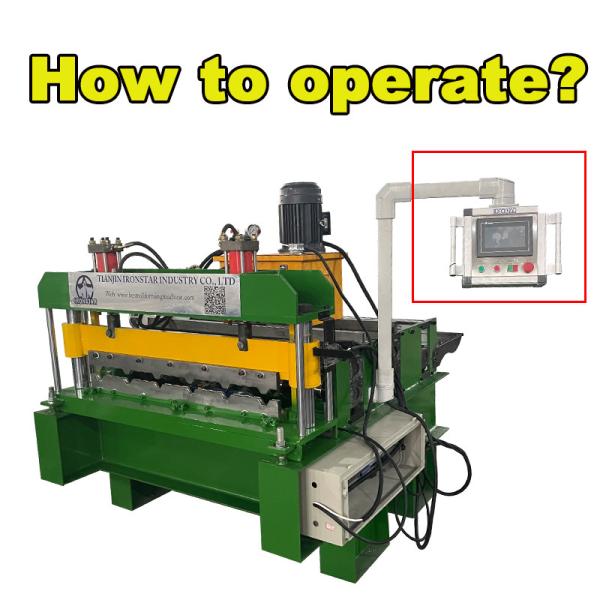 Cheap Crimping Roof Sheet Roll Forming Machine Automatic / Manual Type for sale