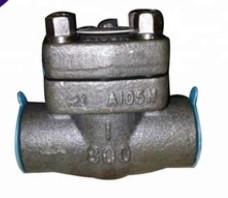 Forged SW / NPT Non Return Check Valve Small Water Hammer Pressure One Way Valve
