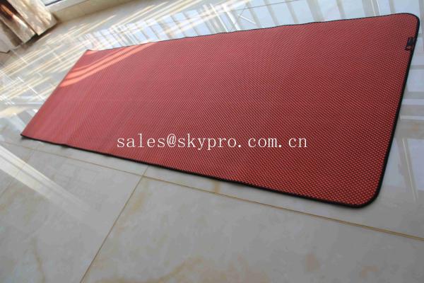 Cheap Eco - Friendly Yoga Mat Neoprene Rubber Sheet / Fancy Non Slip Yoga Mat for sale