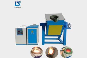 15kw Small Scrap Steel Induction Melting Furnace With Self Protection Functions