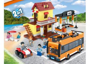 Best 435Pcs Children's Plastic Building Blocks Sets Mini City Scene 2 Assorted wholesale