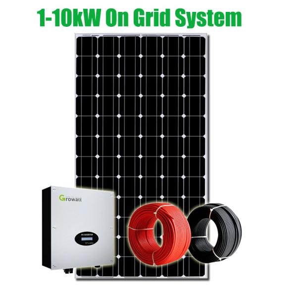 Cheap Multi Core 9100W 99.6% On Grid Solar PV System With Growatt Inverter for sale