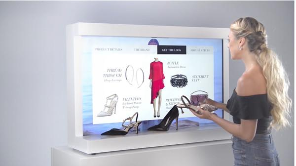 Cheap Customized Interactive Showcase Interactive Display Case For Shopping And Museum for sale