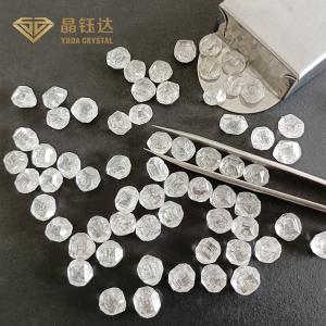 Synthetic Lab Created Round Diamond Loose White Hpht Rough Diamond