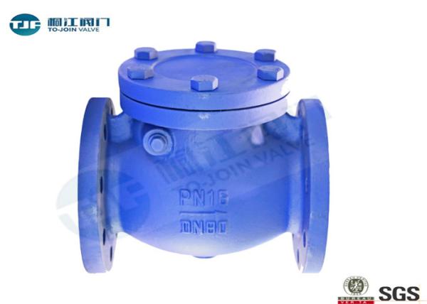 Cheap Cast Steel Swing Type Non Return Valve DIN 3840 With Flanged End Connections for sale