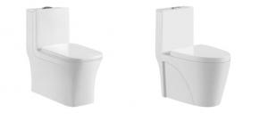 China 90mm Corner Sanitary Ware Toilet Round Toilet One Piece PP Soft Closing on sale