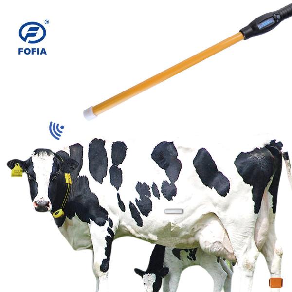 Cheap 134.2khz Sheep Cattle RFID Tag Reader With 7000 Records Data Storage for sale