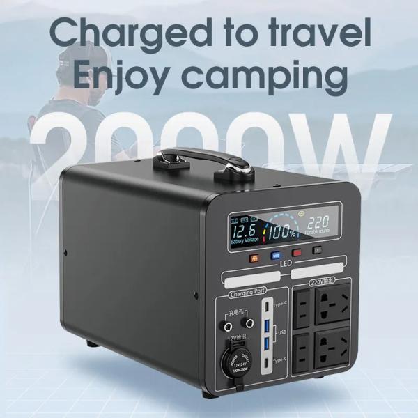 Cheap 2000W Portable Generator Power Station Solar Generator For Emergency Blackout Camping for sale