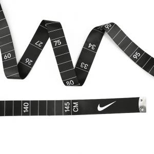 China Wintape Black Flexible Tape Measure White Markings Polyethylene Fiberglass Centimeters Promotional Gift Measure Tape on sale
