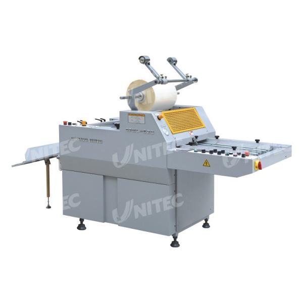 Cheap Semi - Automatic Roll Laminator Machine , Single Sided Heated Roll Laminator With Separator SFML-520 for sale
