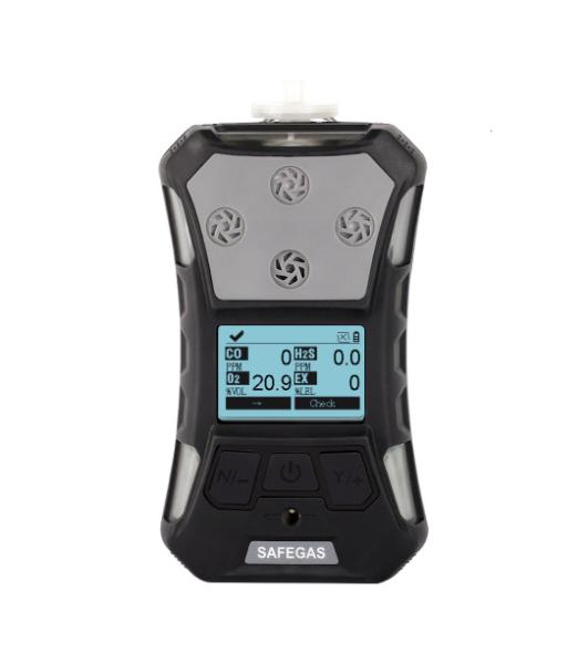Safegas Portable Gas Detector CH4 H2S CO O2 NH3 5 In 1 Imported Sensor IECEX