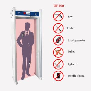 Single Zone Security Walk Through Gate Password Protection With Brush Real Wood Material