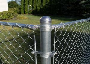 China 6 Foot Chain Link Wire Mesh Fence Hot Dipped Galvanized For Farm on sale