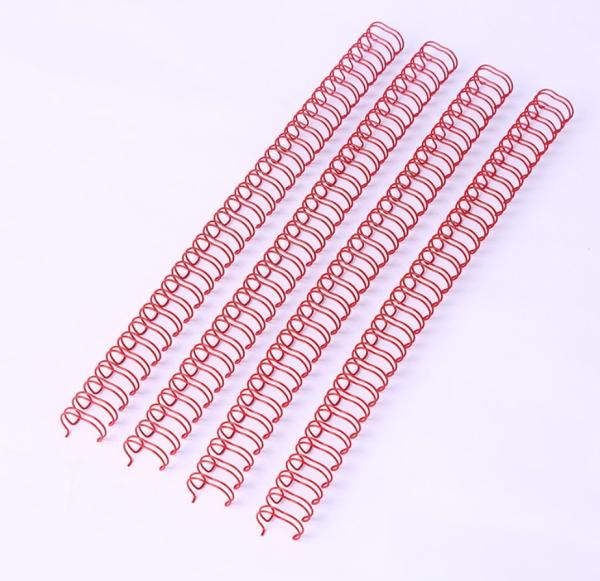 Cheap 23 Spirals Double Loop Binding Wire Metal Material Electroplated for sale