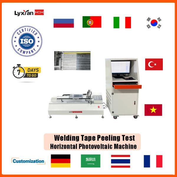 Cheap Lixian Universal Testing Machine 20-Station Multi-Busbar Horizontal Photovoltaic Welding Tape Peeling Force Testing Machine Equipment for sale