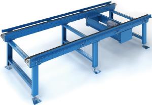China Payload 1200Kg Heavy Duty Pallet Conveyor Systems Double Chain on sale