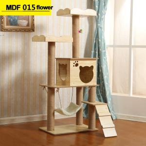 Best Soft Plush Detachable MDF Wooden Cat Tree wholesale