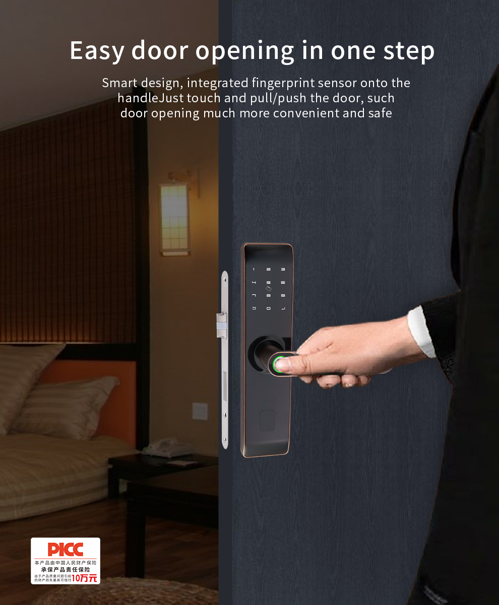Micro USB Intelligent Door Lock IML Tuya Fingerprint Lock