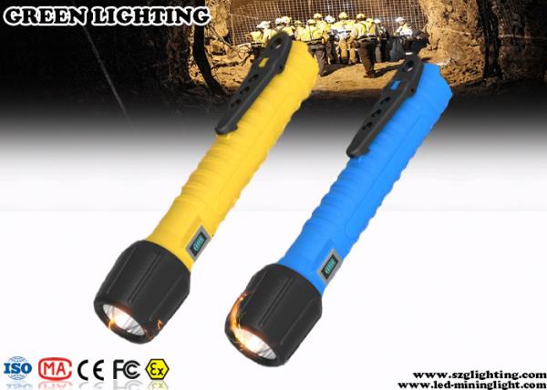 Cheap IP68 LED Explosion Proof Flashlight , Emergency Rechargeable Led Torch for sale