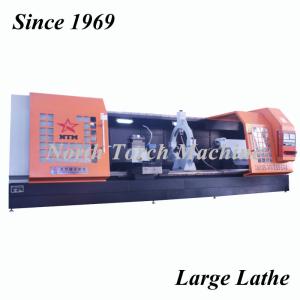 Full Automatic Facing In Lathe Machine , Cnc Metal Lathe For Turning Flange