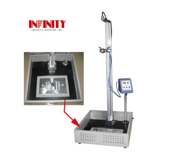 Cheap 1000mm Height Drop Testing Machine With Touch Panel Setting And Display 2Kgf Test Load Drop Weight Testing for sale