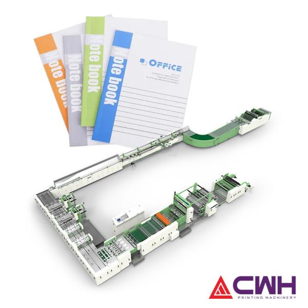 Cheap Glue Back Binding 60 Sheets Notebook Production Line for sale