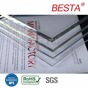 Best Transparent Cast Acrylic Sheets Heat Moldable Pmma Diffuser Sheet High Temperature wholesale