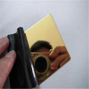 China S30815 304N 4x8 Stainless Steel Wall Panels Satin Surface SS Gold Mirror Sheet on sale